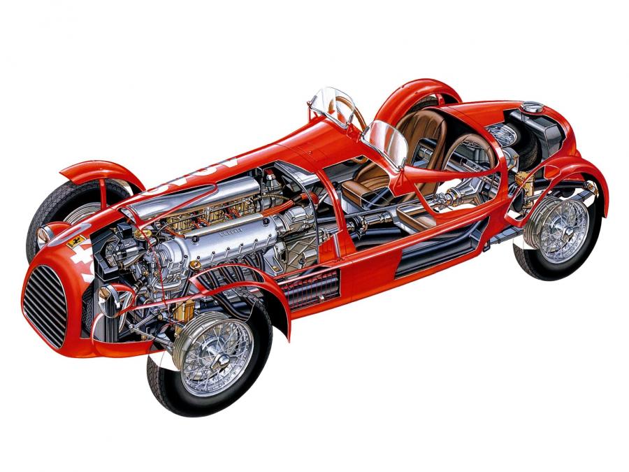  Ferrari 166 Spyder Corsa 1947 года  (фото 12 из 13)